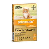 Advocate t For Small Cat & Kitten 0-4kg (3 Pack)