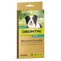 Bayer Drontal Chewable 10kg (5 Pack)