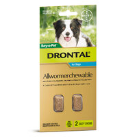 Bayer Drontal Chewable 10kg (2 Pack)
