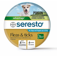 Seresto Flea & Tick Collar Small Dogs 0-8kg