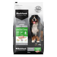 Black Hawk Adult Large Breed Chicken & Rice Dog Food 20kg