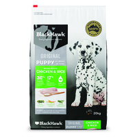 Black Hawk Puppy Chicken & Rice 20kg