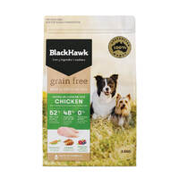 Black Hawk Grain Free Adult Chicken Dry Dog Food 2.5kg