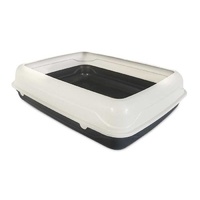 Trouble & Trix Litter Tray with Rim