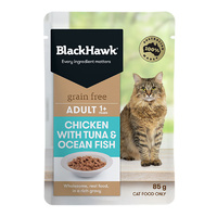 Black Hawk Cat Pouch Ocean Fish & Tuna 85g