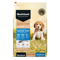Black Hawk Puppy Grain Free Ocean Fish Dry Dog Food 15kg
