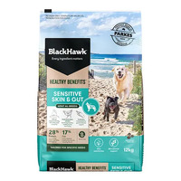 Black Hawk Healthy Benefits Sensitive Skin & Gut Adult Dog Food12kg
