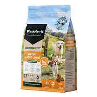 Black Hawk Healthy Benefits Weight Management Adult Dog Food 2kg