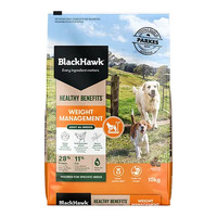 Black Hawk Healthy Benefits Weight Management Adult Dog Food 10kg