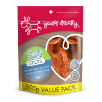 Yours Droolly Chicken Training Sticks 500g