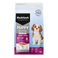 Black Hawk Puppy Small Breed Lamb & Rice Dry Dog Food 3kg