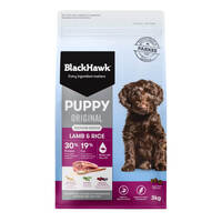 Black Hawk Puppy Medium Breed Lamb & Rice Dry Dog Food 3kg
