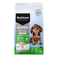 Black Hawk Puppy Small Breed Chicken & Rice Dry Dog Food 3kg