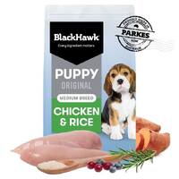 Black Hawk Puppy Medium Breed Chicken & Rice 20kg