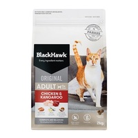 Black Hawk Original Adult Dry Cat Food Chicken & Kangaroo 2kg