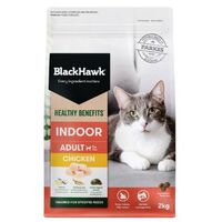 Black Hawk Healthy Benefits Dry Cat Food Indoor 2kg