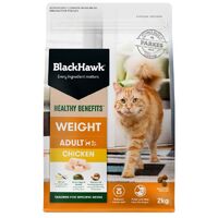 Black Hawk Healthy Benefits Dry Cat Food Weight 2kg