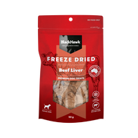 Treat Dog Freeze Dried Beef Liver Blackhawk 50g