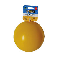 Aussie Pet Products Smooth Dog Treat Ball Yellow 10cm