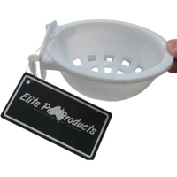 Plastic Canary Nest White 11.4cm