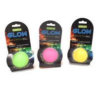 Glow Dog Toy Fetch Ball Pink