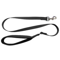 Nylon Lead Thick with Cushion Handle Black 120cm