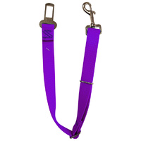 Car Safety Belt Adjustable Small Purple