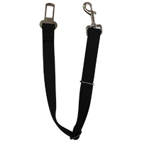 Car Safety Belt Adj XSml/Puppy Bk