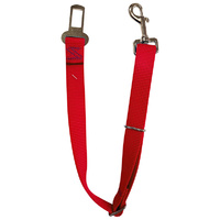 Car Safety Belt Adjustable Medium Red