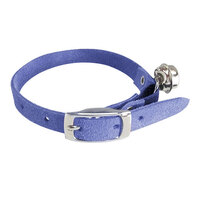 Suede Kitten Collar Blue
