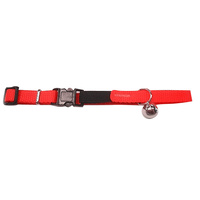 Cat Collar Nylon Adjustable Red