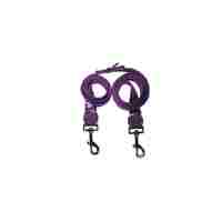 Beau Pets Double Ended Webbing Dog Lead Adjustable Purple 12mm x 180cm