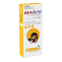 Bravecto Spot-On For Extra-Small Dogs 2-4.5kg (1 Pack)