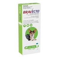 Bravecto Spot-On Medium Dogs 10-20kg (1 Pack)