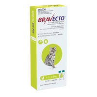 Bravecto Spot-On Small Cats 1.2-2.8kg (2 Pack)