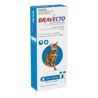 Bravecto Spot-On For Medium Cats 2.8-6.2kg (2 Pack)