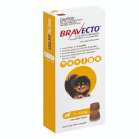 Bravecto Chews Extra Small 2-4.5kg (2 Pack)