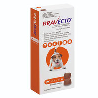 Bravecto Chews Small Dog 4.5-10kg (2 Pack)