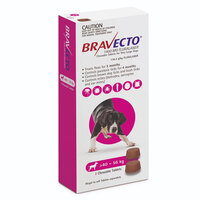 Bravecto Chew XL Dog 40-56kg (2 Pack)