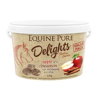 Equine Pure Delights Apple Cinnamon Molasses & Chia Treats 2.5kg Pail