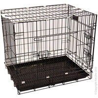 Double Door Collapsible Crate Small 24"