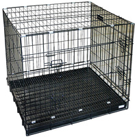 Pet One Double Door Collapsible Crate Large 36"