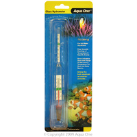 Aqua One Glass Hydrometer and Thermometer