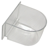 D Feeder Clear Plastic Med 3"