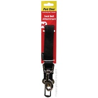Car Safety Belt Attach 50cm Bk