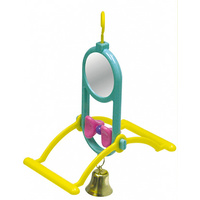 Mirror Swing With Geometric Beads