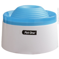 Pet One Fountain Fresh Drinking Bowl Blue