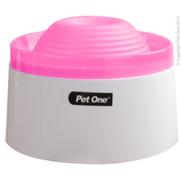 Pet One Fountain Fresh Drinking Bowl Pink