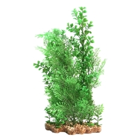 Aqua One Plastic Plant  Wisteria/Bacopa with Gravel Base 39cm