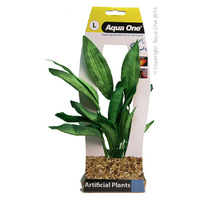 Silk Plant Echinodorus Gravel Base Large